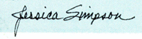 jessica simpson signature