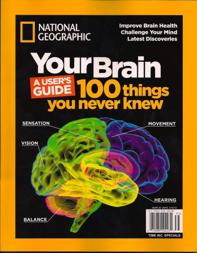 The Brain, 100things you never knew. (National Geographic ) 