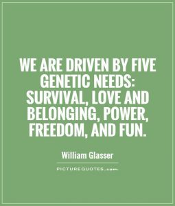 we-are-driven-by-five-genetic-needs-survival-love-and-belonging-power-freedom-and-fun-quote-1