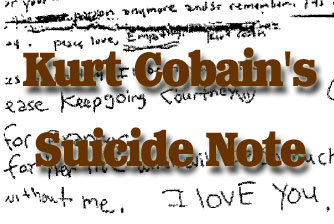 curt cobain banner